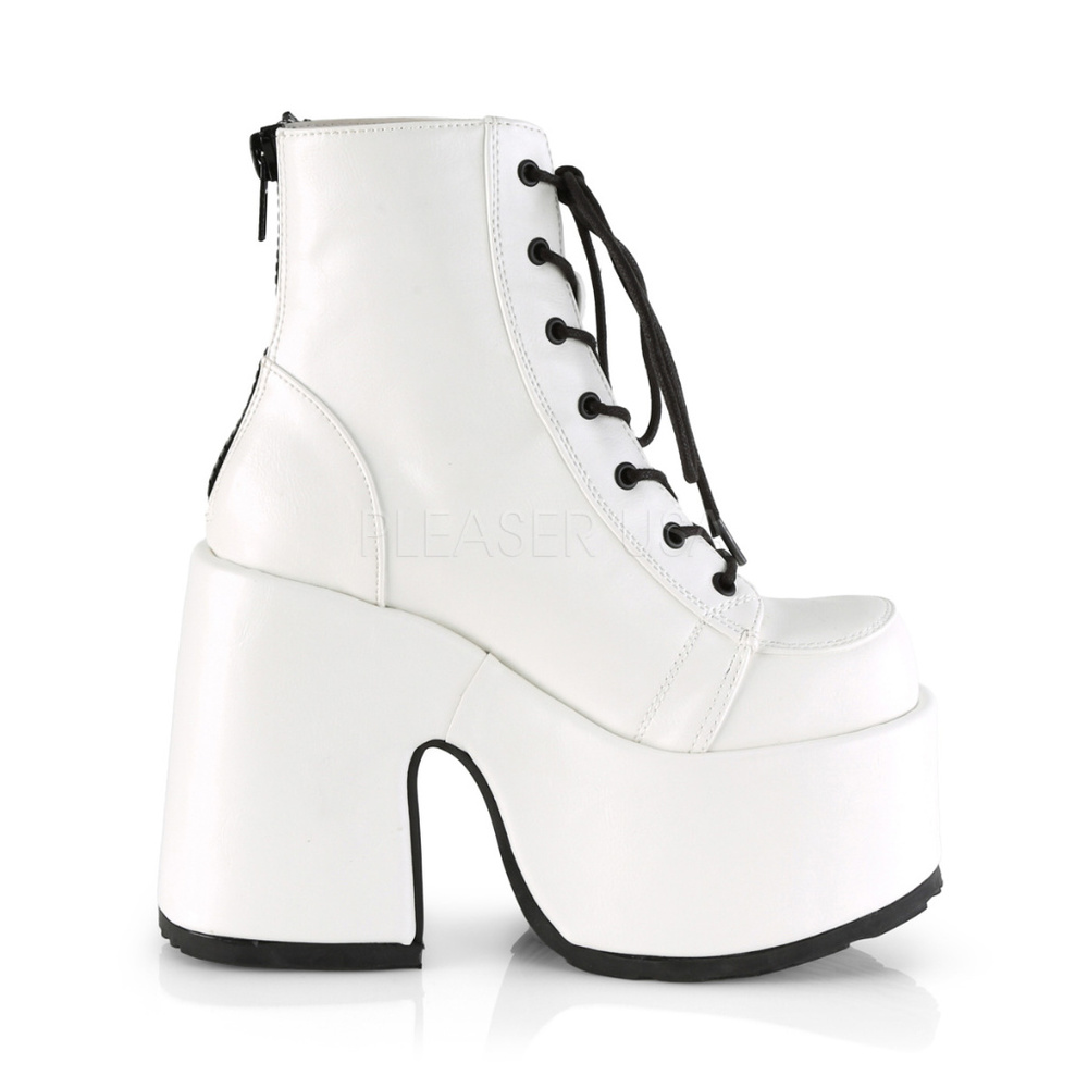 High Heel Platform Lace Up Ankle Boots - Picture 5 of 5